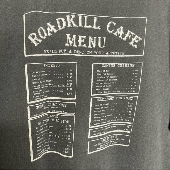 Vintage 90s Roadkill Cafe T Shirt - Picture 6 of 6